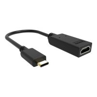 TECH DATA VISION - Videoadapter - USB-C männlich zu HDMI weiblich - Schwarz - Unterstützung für 4K60Hz (3840 x 2160)
