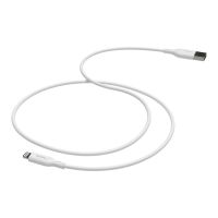 mophie essentials - Lightning-Kabel - USB männlich zu Lightning männlich - 3 m - weiß - Schnelladung, USB Power Delivery (12W)