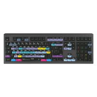 Logickeyboard ASTRA 2, Volle Größe (100%), Kabelgebunden, USB, Scherenschalter, AZERTY, Schwarz
