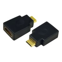 LogiLink HDMI-Adapter - 19 pin mini HDMI Type C männlich zu HDMI weiblich