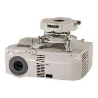 Peerless PRG Precision Gear Projector Mount with Spider Universal Adapter PRG-UNV-W - Montagekomponente (Deckenmontage, Spinnenarme)