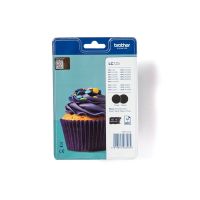 Brother LC123BK - 2er-Pack - Hohe Ergiebigkeit