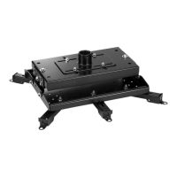 Chief Heavy Duty Universal Projector Mount - Black - Montagekomponente (Deckenmontage)