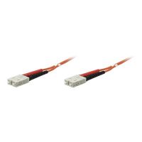 Intellinet Fiber Optic Patch Cable, OM2, SC/SC, 1m, Orange, Duplex, Multimode, 50/125 µm, LSZH, Fibre, Lifetime Warranty, Polybag - Patch-Kabel - SC multi-mode (M)