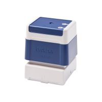 Brother 4040 - Stempel - vorgetränkt - Blau - Benutzerdefinierter Text - 40 x 40 mm (Packung mit 6)