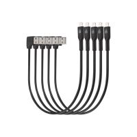 Kensington Charge & Sync Cable - Lightning-Kabel - USB männlich zu Lightning männlich - 20 cm - Schwarz (Packung mit 5)