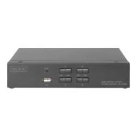 DIGITUS KVM-Switch, 4-Port, Single-Display, 4K, HDMI®