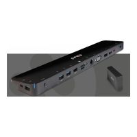 Club 3D Dockingstation USB Gen1 Typ-C Dreifach-Display DP1.4 Alt-Modus Smart PD 3.0 100Watt