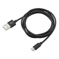 Ansmann 1700-0076, 1,2 m, USB A, Micro-USB B, Männlich/Männlich, 0,48 Gbit/s, Schwarz
