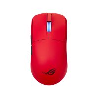 ASUS ROG Harpe II Ace RED, rechts, Optisch, RF Wireless + Bluetooth + USB Type-A, 42000 DPI, Rot