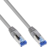 InLine B-76833, 0,3 m, Cat6a, S/FTP (S-STP), RJ-45, RJ-45, Grau