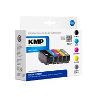 KMP MULTIPACK E216V - 5er-Pack - Schwarz, Gelb, Cyan, Magenta, Photo schwarz - kompatibel - Tintenpatrone (Alternative zu: Epson 33, Epson T3337)