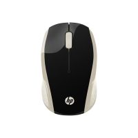 HP 200 - Maus - rechts- und linkshändig - optisch - kabellos - 2.4 GHz - kabelloser Empfänger (USB)