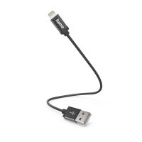 Hama 00201578, 0,2 m, Lightning, USB A, Männlich, Männlich, Schwarz