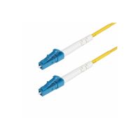 StarTech.com 2m (6.6ft) LC to LC (UPC) OS2 Single Mode Simplex Fiber Optic Cable, 9/125µm, Laser Optimized, 40G/100G, Bend Insensitive, Low Insertion Loss - LSZH Fiber Patch Cord (SPSMLCLC-OS2-2M)