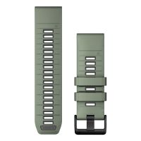 Garmin QuickFit, Band, Smartwatch, Graphit, Grün, Garmin, f?nix 3 HR, f?nix 3 Sapphire, D2 Bravo, D2 Charlie, D2 Delta PX, D2 Mach 1 Pro, Descent Mk1,..., Silikon