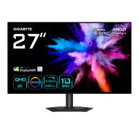Gigabyte GO27Q24G 27” OLED 2K QHD Gaming-Monitor - 2560 x 1440, 240Hz, 0.03ms, 275 cd/m², FreeSync Premium, G-Sync Kompatibel, HDMI 2.1, DisplayPort 1.4, 68,6 cm (27"), 2560 x 1440 Pixel, Quad HD, OLED, 0,03 ms, Schwarz