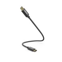 Hama 00201604, 0,2 m, USB C, USB C, USB 2.0, 0,48 Gbit/s, Schwarz