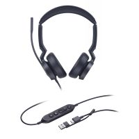 Yealink UH46 Dual Teams USB-C/A Headset, Kabelgebunden, 20 - 20000 Hz, Büro/Callcenter, 166 g, Kopfhörer, Schwarz