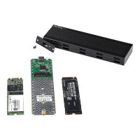 StarTech.com NVMe SSD Gehäuse - USB-C 10 Gbit/s auf M.2 NVMe oder M.2 SATA SSD - Externes M.2 PCIe/SATA NGFF SSD Aluminiumgehäuse - USB Type-C & USB-A - Unterstützt 2230/2242/2260/2280 ( SM2E1BMU31C)