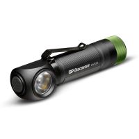 GP Battery CH35, Stirnband-Taschenlampe, Schwarz, Aluminium, IPX4, LED, 600 lm