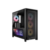 Corsair FRAME 4000D LCD RS ARGB - Midi-Tower Gaming - E-ATX - Seitenteil mit Fenster (gehärtetes Glas)
