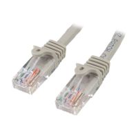StarTech.com 15m Cat5e Snagless RJ45 UTP Patchkabel - Cat 5e Netzwerkkabel 15 m - Grau - Patch-Kabel - RJ-45 (M)
