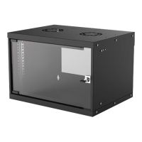 Intellinet Network Cabinet, Wall Mount (Basic), 6U, Usable Depth 340mm/Width 485mm, Black, Flatpack, Max 50kg, Glass Door, 19", Parts for wall installation (eg screws and rawl plugs)