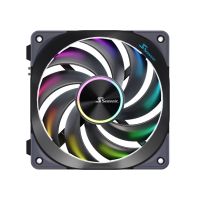 Seasonic MagFlow ARGB, Ventilator, 12 cm, 2000 RPM, Schwarz