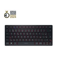 Cherry KW 9200 MINI - Tastatur - kabellos - 2.4 GHz, Bluetooth 5.0