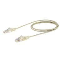 StarTech.com 1 m Cat6-Kabel - Schlankes Cat6-Patchkabel - Grau - Snagless RJ45-Anschlusse - Gigabit-Ethernet-Kabel - 28 AWG - Patch-Kabel - RJ-45 (M)
