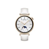 Huawei Watch GT 4 - 41 mm - Edelstahl - intelligente Uhr mit Riemen - Leder - Handgelenkgröße: 120-190 mm - Anzeige 3.4 cm (1.32")
