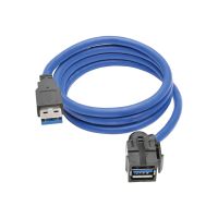 Eaton Tripp Lite Series 3ft USB 3.0 Superspeed Keystone Jack Type-A Extension Cable M/F 3' - USB-Verlängerungskabel - USB Typ A (W)