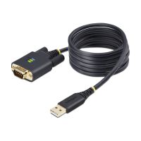 StarTech.com 6.6ft (2m) USB to Serial Adapter Cable, COM Retention, RS232 - Kabel USB / seriell - USB (M)