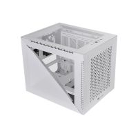Thermaltake Divider 200 TG Air Snow - Micro-Case - micro ATX - Seitenteil mit Fenster (gehärtetes Glas)