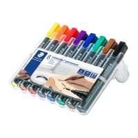 STAEDTLER Lumocolor 352 - Marker - permanent - gemischte Farben - 2 mm (Packung mit 8)