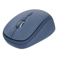 Trust Yvi+, Beidhändig, Optisch, RF Wireless + Bluetooth, 1600 DPI, Blau