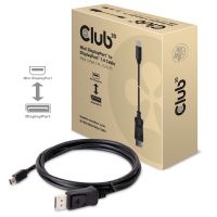 Club 3D Mini DisplayPort auf DisplayPort 1.4 HBR3 8K60Hz Kabel Stecker/Stecker 2 Meter=Bidirektional =
