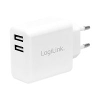 LogiLink Netzteil - 12 Watt - 2.4 A - 2 Ausgabeanschlussstellen (USB)