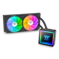 Thermaltake TH240 V3 ARGB, All-in-One-Flüssigkeitskühler, 12 cm, 500 RPM, 2500 RPM, Schwarz