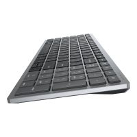 Dell Pro Plus kompakte Tastatur und Maus – KM7120W - US international (QWERTY), Volle Größe (100%), Kabellos, RF Wireless + Bluetooth, QWERTY, Grau, Titan, Maus enthalten