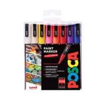 FABER-CASTELL POSCA PC-3M, Mehrfarbig, Mehrfarbig, 16 Farben, Rund, 16 Stück(e)