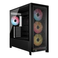 Corsair FRAME 5000D RS ARGB, Midi Tower, PC, Schwarz, ATX, EATX, micro ATX, Mini-ITX, Kunststoff, Stahl, Gehärtetes Glas, Gaming