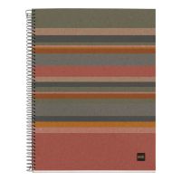 Jakob Maul GmbH MAUL A616299, Muster, Blau, Braun, Grün, Orange, Pink, Rot, A4, 120 Blätter, 80 g/m², Kariertes Papier