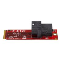 StarTech.com U.2 (SFF-8643) auf M.2 PCI Express 3.0 x4 Adapterkarte für 2,5" U.2 NVMe SSD - Schnittstellenadapter - 2.5" (6.4 cm)