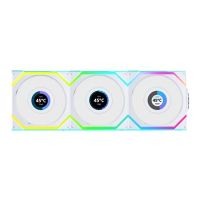Lian Li UNI FAN SL Wireless LCD - Gehäuselüfter - 120 mm - weiß (Packung mit 3)