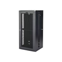StarTech.com Startech 26HE 19 Zoll Wand Netzwerkschrank - 40,5cm tiefes, mit Scharnieren versehenes, abschließbares IT/Netzwerk rack - inkl. Fachboden und perforierten Seitenwänden - vormontiert (RK2620WALHM)