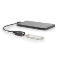 DIGITUS USB Adapter / Konverter, OTG, micro B/St - A/Bu, 0,15m
