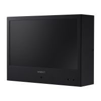 Hanwha Techwin Hanwha SMT-1030PV, CCTV-Monitor, Freistehend, Schwarz, UL, CE, FCC, 25,6 cm (10.1"), 1024 x 600 Pixel