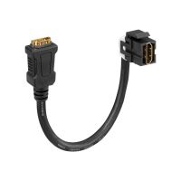 Rutenbeck KMK-HDMI KP sw - HDMI-Kabel - HDMI weiblich zu HDMI weiblich Keystone